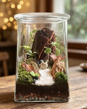 Enchanted Bunny Forest Terrarium-NaturePetals