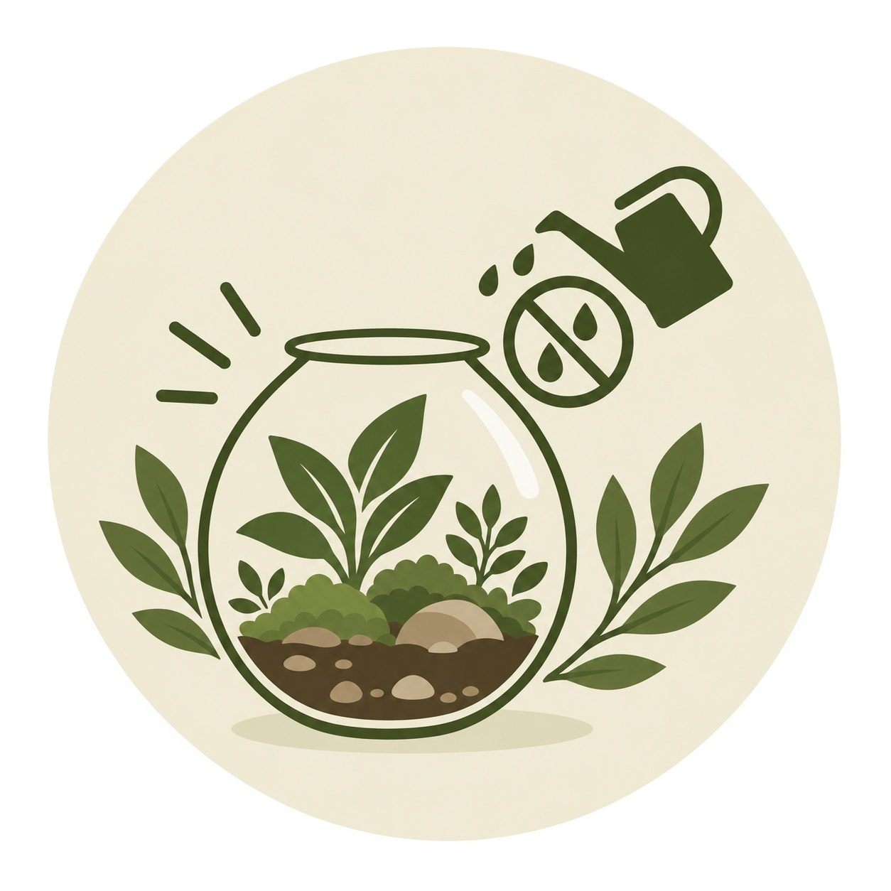 low maintenance for Nature petals' terrariums